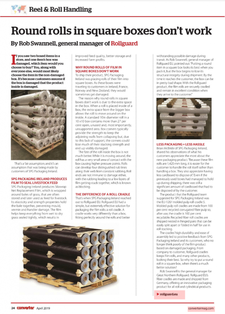 Rollguard EU featured in Converter Magazine