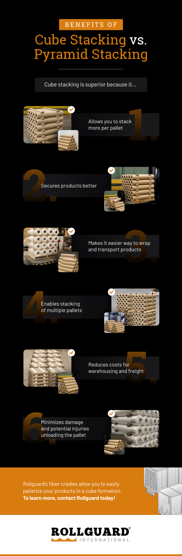 cube stacking vs pyramid stacking