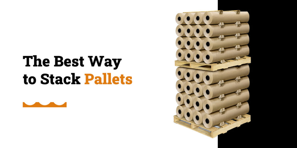 The best way to stack pallets
