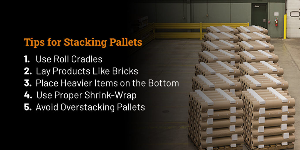 Pyramid Stacking In Warehouse Pyramid Stacking Is a Thing of the Past | Rollguard EU